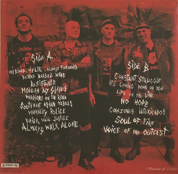 The Casualties ‎– Resistance (2012) - New LP Record 2016 Season Of Mist Europe Import Transparent Red Vinyl - Punk
