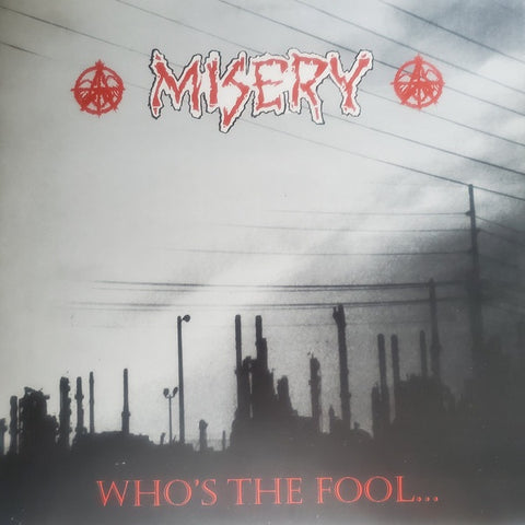 Misery – Who's The Fool... - VG+ LP Record 1994 Profane Existence/Skuld Releases German Vinyl - Crust / Punk Rock