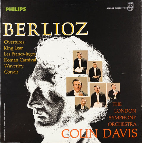Colin Davis – Berlioz Overtures: King Lear / Les Francs-Juges / Roman Carnival / Waverley / Corsair - New LP Record 1967 Philips USA Vinyl - Classical