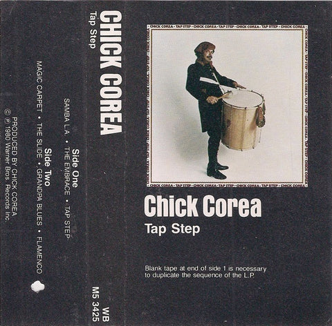 Chick Corea – Tap Step - Used Cassette Warner USA - Jazz