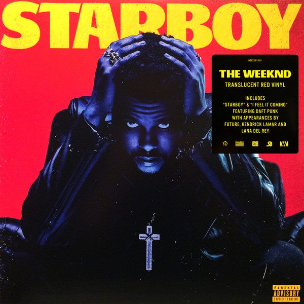 The Weeknd - Starboy - Mint- 2 LP Record 2017 Republic XO Red Translucent Vinyl - R&B / Neo Soul / Hip Hop - Shuga Records