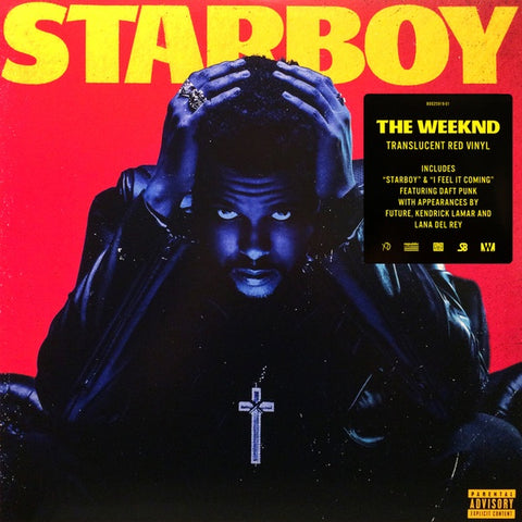The Weeknd - Starboy - Mint- 2 LP Record 2017 Republic XO Red Translucent Vinyl - R&B / Neo Soul / Hip Hop