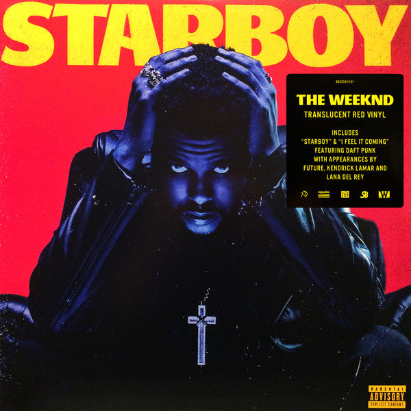 The Weeknd - Starboy - New 2 LP Record 2017 Republic XO Translucent Red Vinyl - R&B / Neo Soul / Hip Hop - Shuga Records