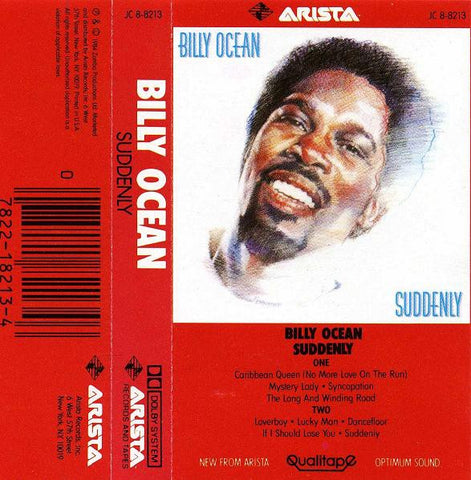 Billy Ocean – Suddenly - Used Cassette Arista 1984 US - Funk / Disco