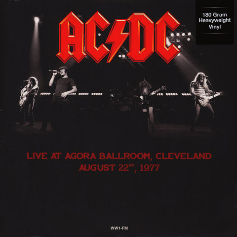 AC/DC ‎– Live At Agora Ballroom, Cleveland, August 22, 1977 - New Lp Record 2016 DOL Europe Import 180 gram Colored Vinyl - Hard Rock