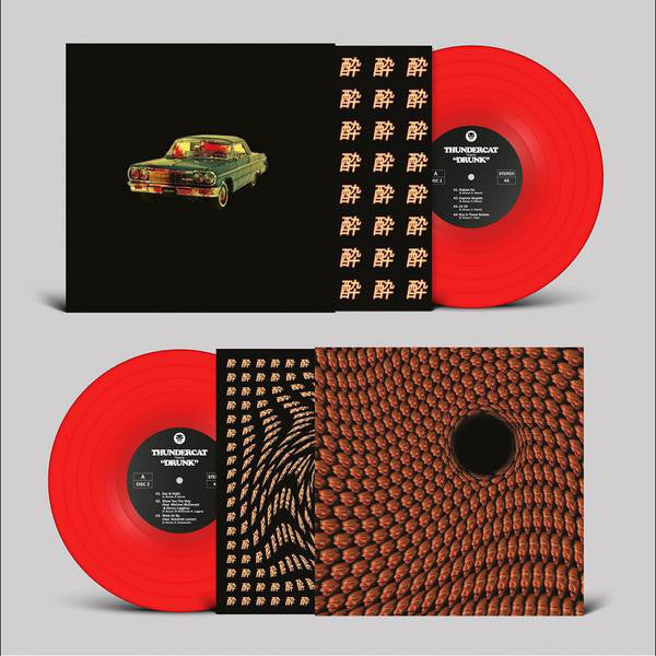 Thundercat - Drunk - New 4 LP 10" Record Box Set 2017 Brainfeeder Red Vinyl & Download - Hip Hop / Jazz-Funk / Fusion