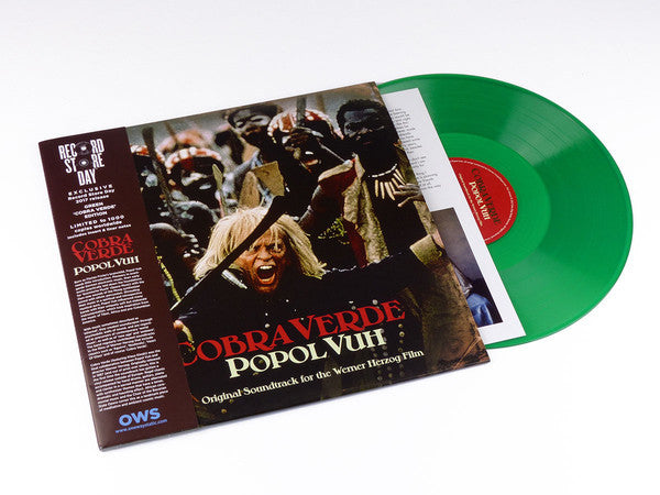Soundtrack / Popol Vuh - Cobra Verde (Original Motion Picture) - New Vinyl 2017 Light In The Attic Record Store Day Exclusive on 'Cobra Verde' Green Vinyl, Limited to 1000 - 80's Soundtrack / Krautrock / Avant Garde - Shuga Records