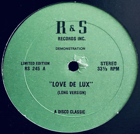Love De-Luxe / Alec R. Costandinos – Here Comes That Sound Again / (The Real) Romeo And Juliet - VG+ 12" Single Record 1990s R&S USA Vinyl - Disco / Funk