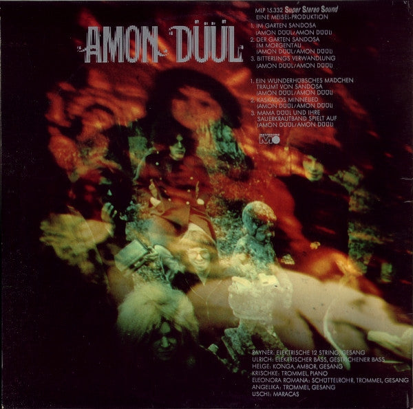 Amon Düül – Psychedelic Underground - VG+ LP Record 1969 Metronome Germany Original Vinyl - Krautrock / Psychedelic Rock / Experimental - Shuga Records