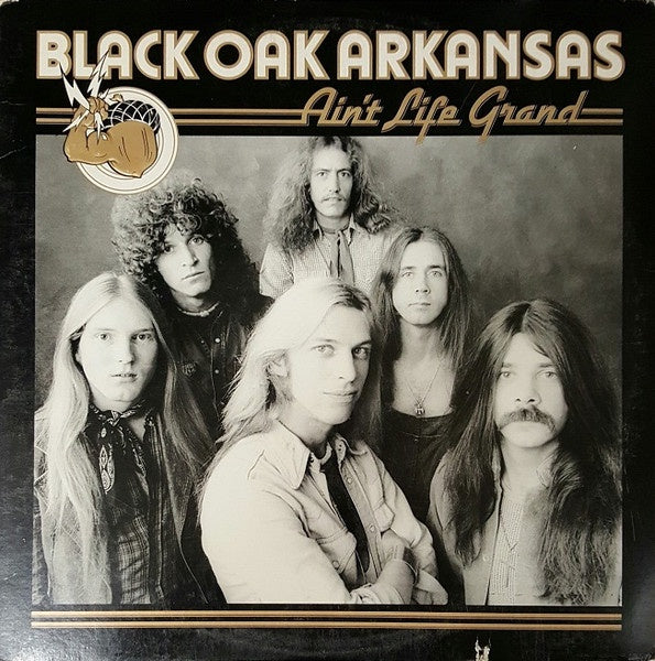 Black Oak Arkansas – Ain't Life Grand - VG+ LP Record 1975 ATCO USA Vinyl - Southern Rock, Hard Rock, Pop Rock - Shuga Records