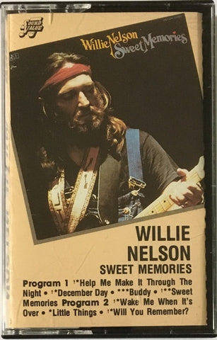 Willie Nelson – Sweet Memories - Used Cassette 1987 RCA Tape - Country