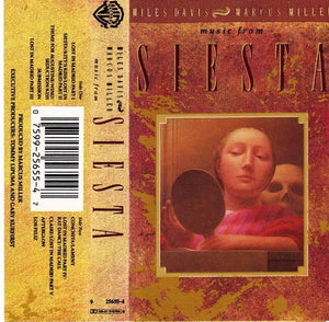 Miles Davis / Marcus Miller – Music From Siesta - Used Cassette Tape Warner 1987 USA - Soundtrack / Jazz