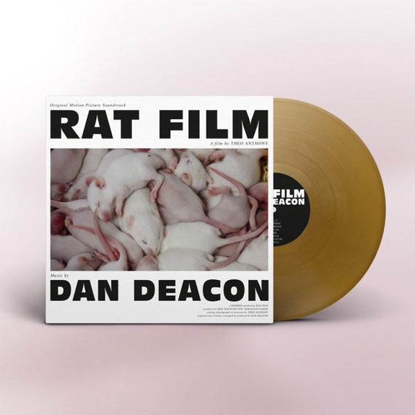 Dan Deacon - Rat Film (Original Film Score) - New Vinyl 2017 Domino Recordings Limited Edition 180Gram Pressing on 'Rat Hair Colored' Vinyl with Download (Limited to 500!) - Soundtrack / Score