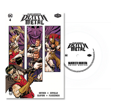 Manchester Orchestra - Dark Nights: Death Metal #4 "Never Ending" - New 7" Single Record Flexi Disc Vinyl & Comic Book - Rock