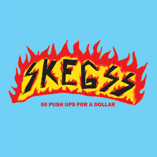 Damaged Cover - Skegss - 50 Push Ups For A Dollar - New LP Record 2022 Loma Vista Sky Blue Vinyl - Surf Rock / Alternative Rock - Shuga Records