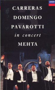 Carreras, Domingo, Pavarotti, Mehta – In Concert - Used Cassette 1990 London - Opera - Shuga Records