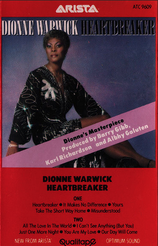Dionne Warwick - Heartbreaker - Used Cassette 1982 Arista - Pop