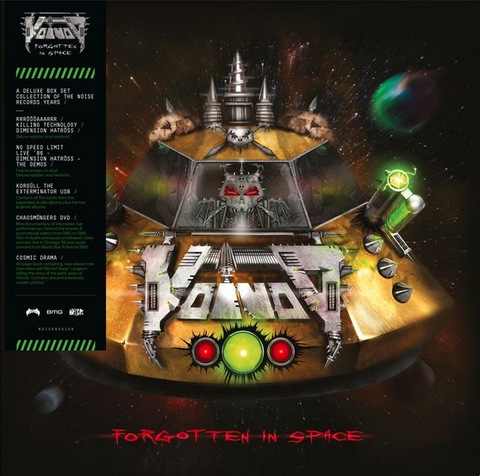 Voïvod – Forgotten In Space - New 6 LP Box Set 2022 Noisebox Europe Color Vinyl - Metal /Rock