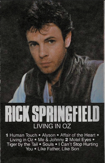 Rick Springfield - Living In Oz - Used Cassette 1983 RCA - Rock/Pop