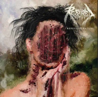 Reburied - Repulsive Nature - New LP Record 2023 Translation Loss Bone White With Splatter Vinyl - Death Metal - Shuga Records