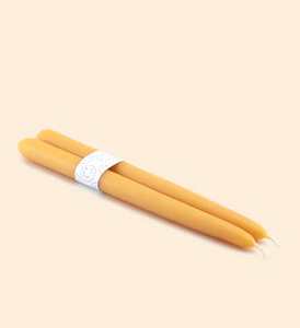Wacks Co. Candle - Beeswax Tapers 9 Inch
