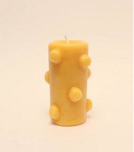 Wacks Co. Candles - Bumpy Beeswax Pillar