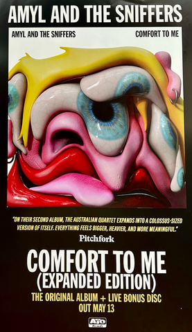 Amyl and the Sniffers - Comfort to Me - 2022 11x17 Promo Poster p0008
