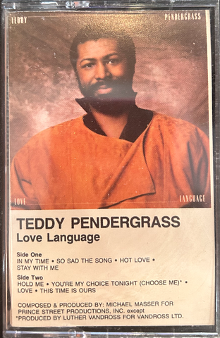 Teddy Pendergrass – Love Language - Used Cassette 1984 Asylum Tape - Funk/Soul