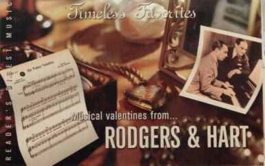 Rodgers & Hart - Musical Valentines From...Rodgers & Hart Used Cassette 1988 Reader's Digest Tape - Musical