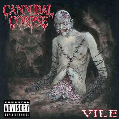 Cannibal Corpse – Vile (1996) - New LP Record 2023 Metal Blade Silver w/ Red Splatter 180 Gram Vinyl, Poster, Insert & Download - Death Metal