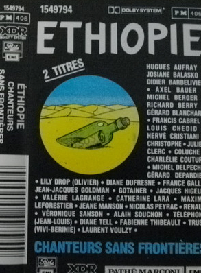 Chanteurs Sans Frontières – Ethiopie - Used Cassette 1985 Pathe France Tape - Pop / Chanson