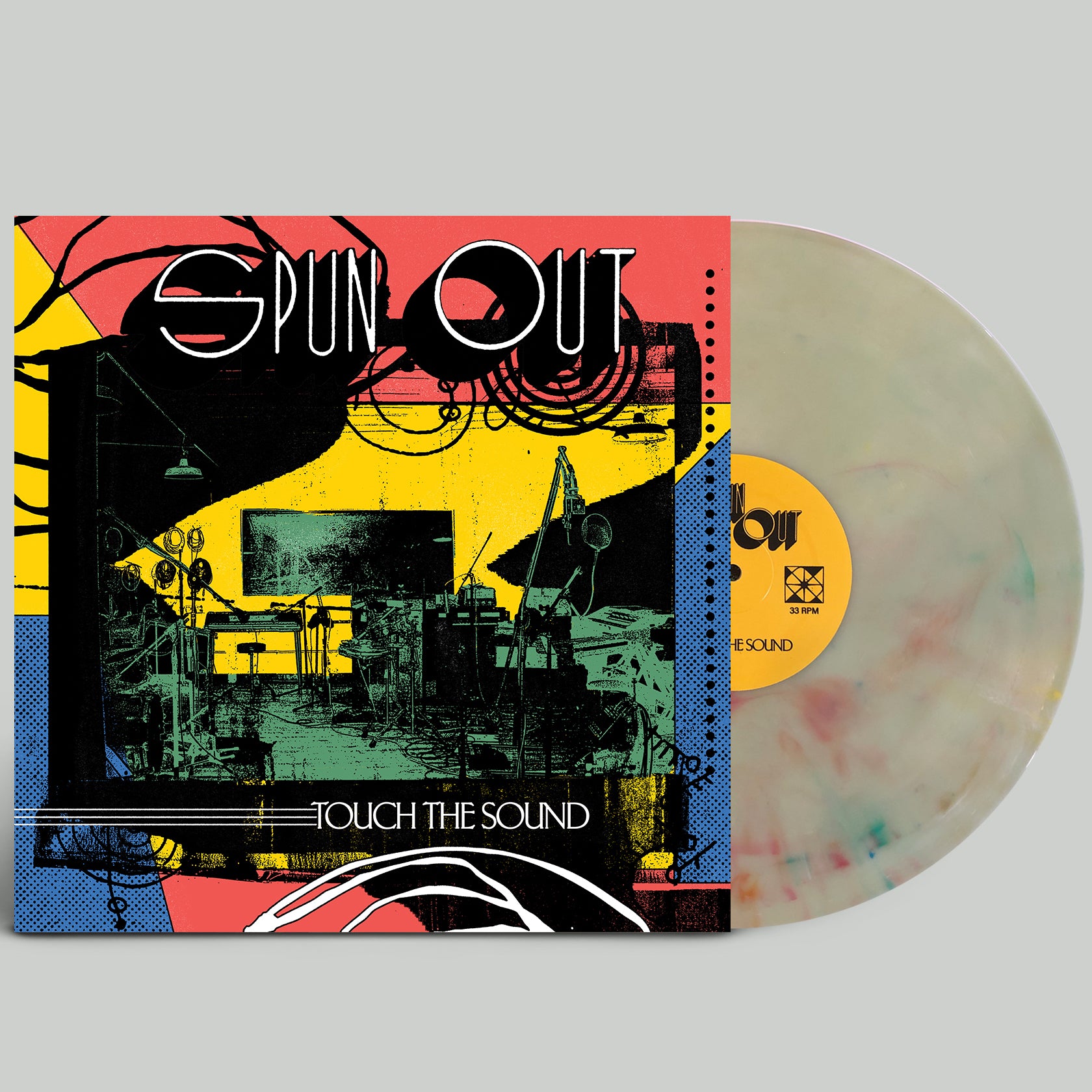 Spun Out ‎–  Touch the Sound - Mint- LP Record 2020 Shuga Records 1st Press Snot Rocket Colored Vinyl, Insert & Numbered (1/58 made) - Indie Rock / Pop Rock / Psych Rock