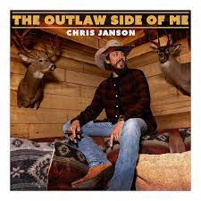 Chris Janson - The Outlaw Side of Me - New 2 LP Record 2023 Harpeth BMLG Neon Orange Vinyl - Country
