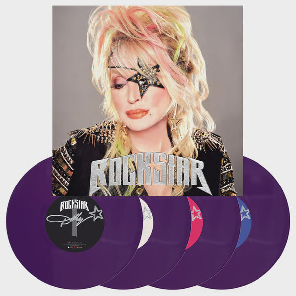 Dolly Parton - Rockstar - New 4 LP Box Set 2023 Butterfly Big Machine Deep Purple Vinyl - Country Rock / Pop Rock - Shuga Records