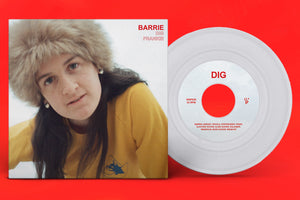 Barrie - Dig / Frankie - New 7" Single Record 2021 Winspear USA Clear Vinyl - Indie Rock