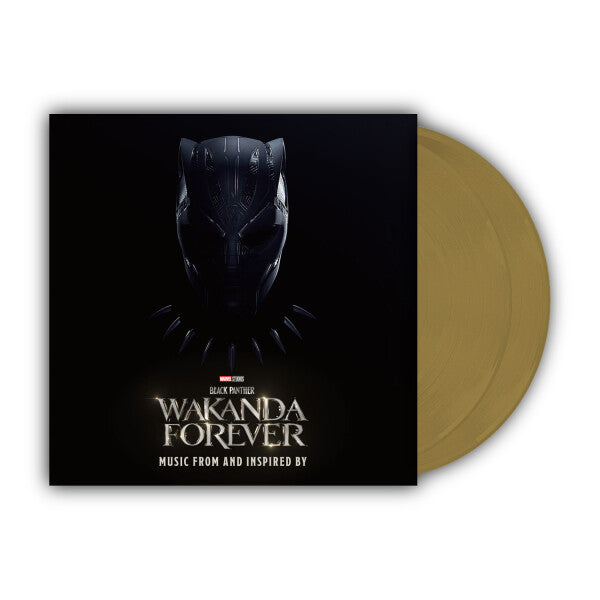 Various – Black Panther: Wakanda Forever - Music From And Inspired By - New 2 LP Record 2023 Hollywood Disney+ Music Emporium Exclusive Gold Vinyl - Soundtrack / Marvel - Shuga Records