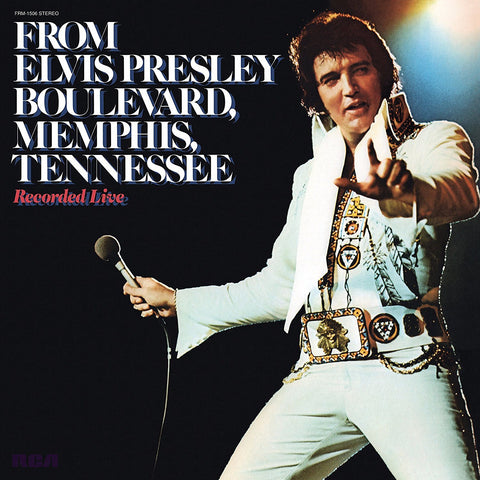 Elvis Presley - From Elvis Presley Boulevard, Memphis, Tennessee (Recorded Live in 1976) - New Vinyl Record 2016 Friday Music Limited Edition 40th Anniversary Pressing on Translucent Gold 180gram Vinyl - Rock