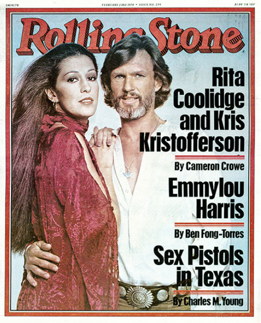 Rolling Stone Magazine - Issue No. 259 - Rita Coolidge And Kris Kristofferson - Shuga Records