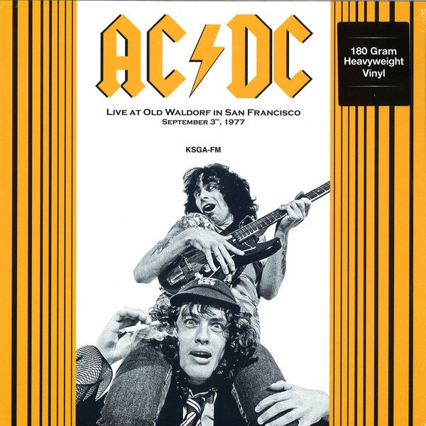 AC/DC ‎– Live At Old Waldorf In San Francisco September 3, 1977. KSGA-FM - New Lp Record 2016 DOL Europe Import 180 gram Vinyl - Hard Rock