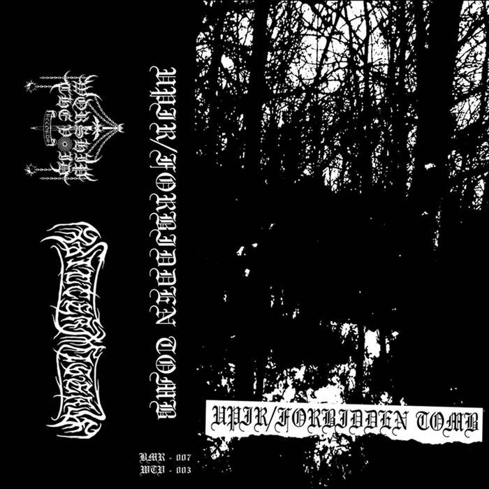 Upir, Forbidden Tomb – Upir/Forbidden Tomb - New LP Record 2022 Oaken Fog Shuga Exclusive White Vinyl - Black Metal