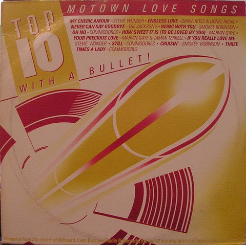 Various – Motown Love Songs / Motown Dance! Top 10 With A Bullet! - VG+ 2 LP Record 1984 Motown RCA Music Service USA Vinyl - Soul / Funk