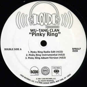 Wu-Tang Clan ‎– Pinky Ring - Mint- 12" Single Record - 2001 USA Loud Vinyl - Hip Hop - Shuga Records