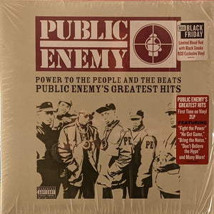 Public Enemy ‎– Power To The People And The Beats (Public Enemy's Greatest Hits) - New 2 LP Record 2021 Def Jam USA Blood Red w/ Black Smoke Vinyl - Hip Hop