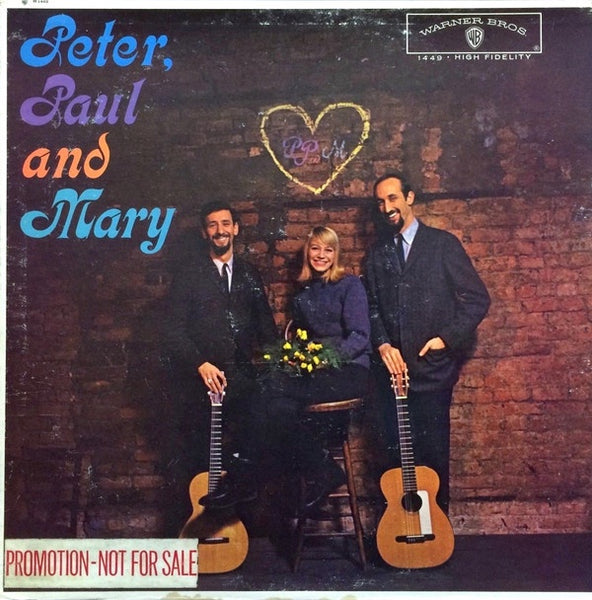 Peter, Paul And Mary – Peter, Paul And Mary - VG+ LP Record 1962 Warner USA Mono White Lable Promo Vinyl - Folk / Pop - Shuga Records