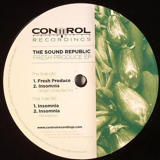 The Sound Republic - Fresh Produce EP - VG 12" Single USA 2006 - Chicago House/Deep House