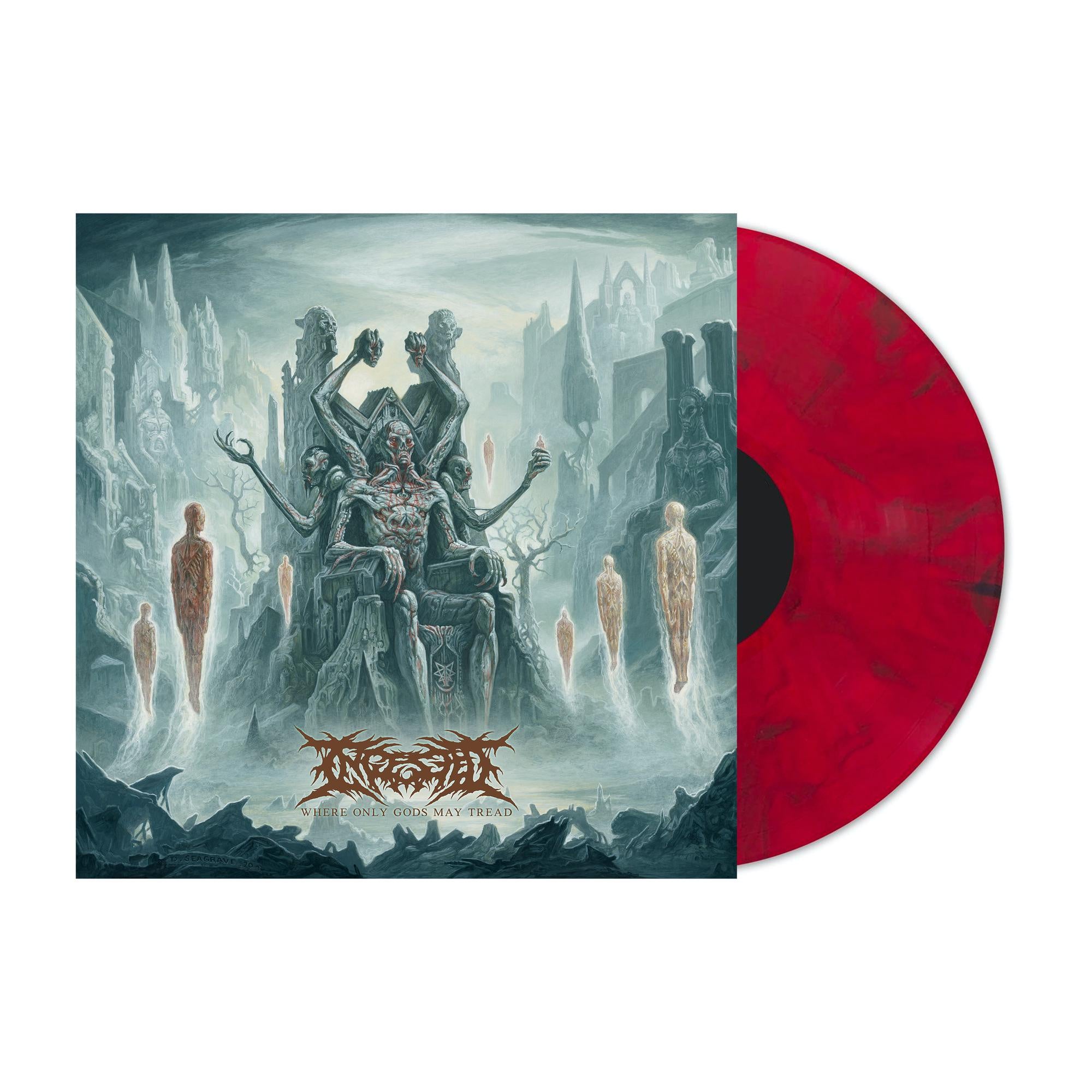 Ingested - Where Only Gods May Tread - New LP Record 2020 Unique Leader Red Colored Vinyl - Death Metal