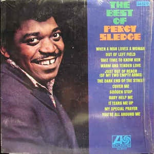 Percy Sledge ‎– The Best Of Percy Sledge - VG LP Record 1969 Atlantic USA Vinyl - Soul