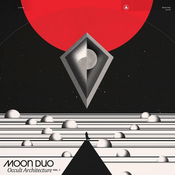 Moon Duo - Occult Architecture Vol. 1 - Mint- LP Record  2017 Sacred Bones White and Red Swirl Vinyl & Download - Psychedelic Rock - Shuga Records