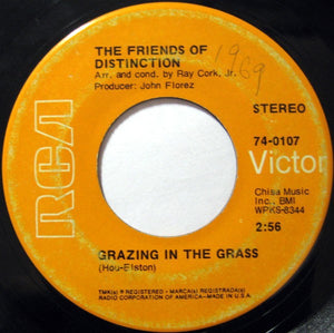 The Friends Of Distinction ‎– Grazing In The Grass / I Really Hope You Do - VG+ 45rpm 1969 USA RCA Records - Funk / Soul
