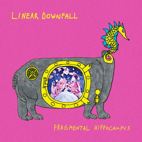 Linear Downfall - Fragmental Hippocampus - New Lp Record 2012 Clear Blue Vinyl & Poster, Sticker & Download - Psychedelic Rock